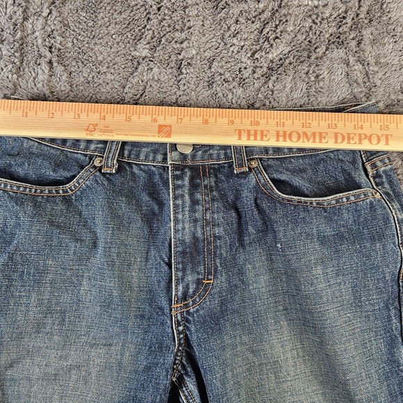 J Crew Flare Leg Jeans Denim Blue Cotton Blend Size 8 Altered Inseam 26.5" - Picture 7 of 13